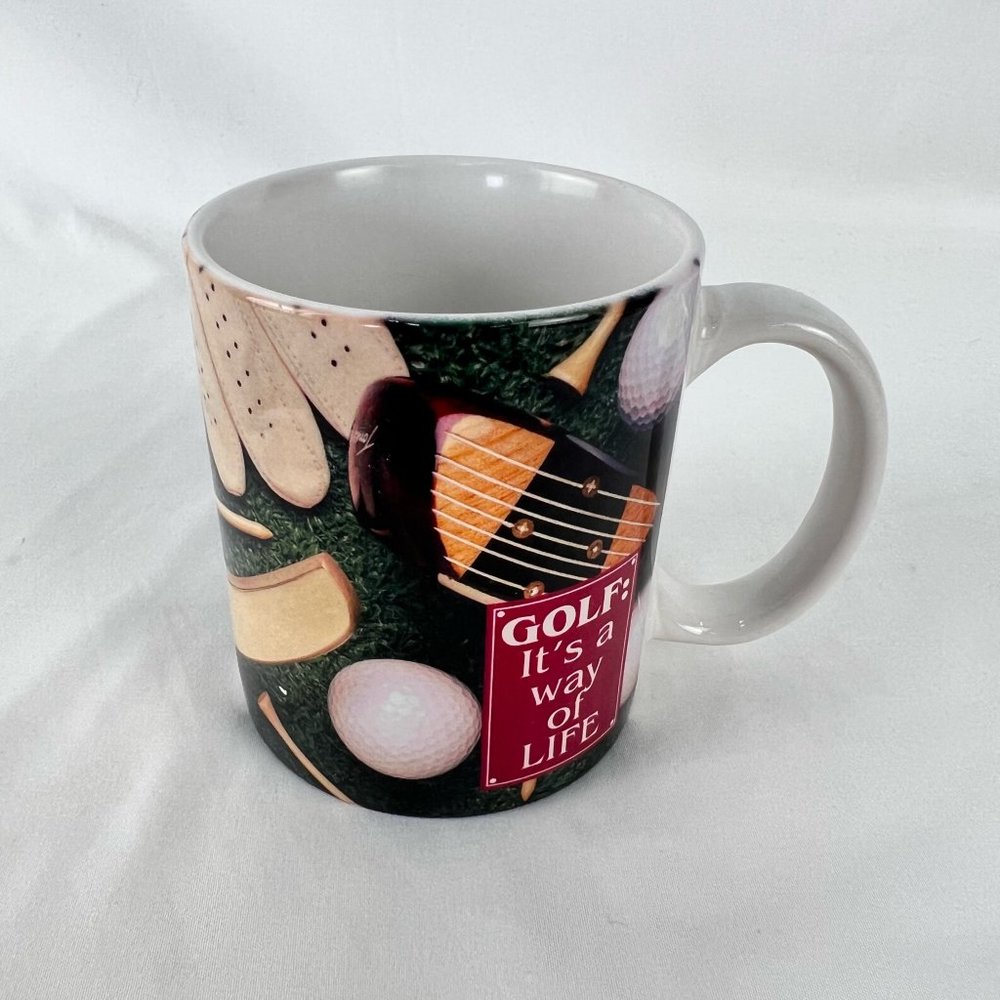 Golf: It's A Way Of Life Coffee Mug Original Color From Xpres Vintage